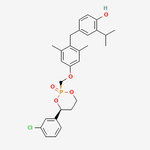 Chemical structure of MB-07811