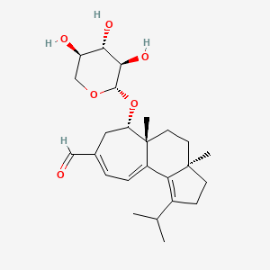 Chemical structure of Erinacine A