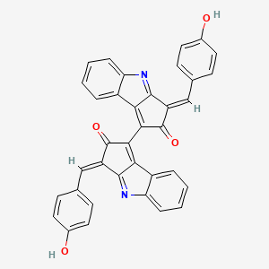 Chemical structure of Scytonemin