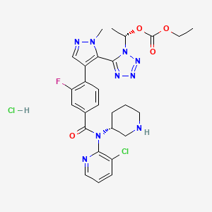 Chemical structure of PF-06815345 hydrochloride