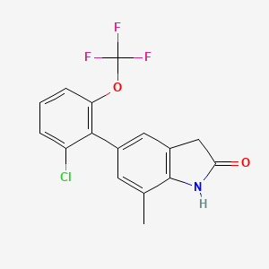 Chemical structure of AMPA receptor modulator-1
