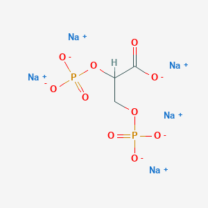 Chemical structure of Glycerate 2,3-Diphosphate SodiuM