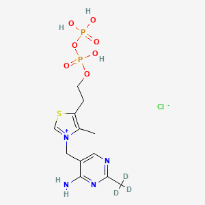 Chemical structure of Thiamine pyrophosphate-d3