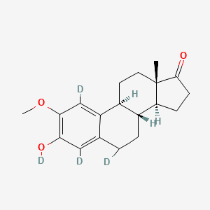 Chemical structure of 2-Methoxyestrone-d4