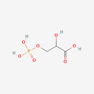 Chemical structure of 3-Phosphoglycerate