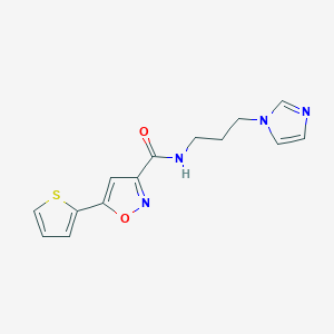 Chemical structure of ISX-1