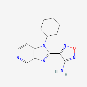 Chemical structure of SB-734117