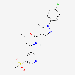 Chemical structure of CCR1 antagonist 6