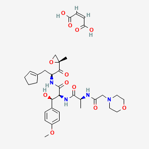 Chemical structure of Zetomipzomib maleate