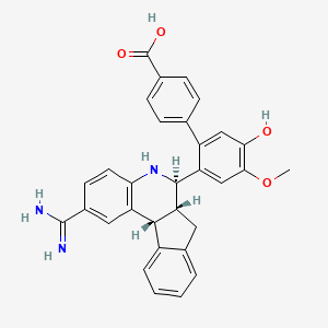 Chemical structure of BMS-593214