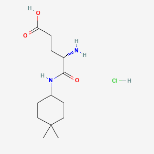 Chemical structure of Neboglamine hydrochloride