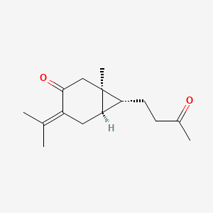 Chemical structure of Curcumenone