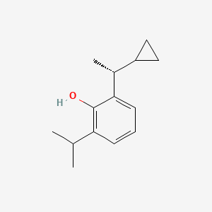 Chemical structure of Cipepofol