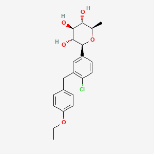 Chemical structure of Tianagliflozin