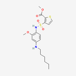 Chemical structure of ST247