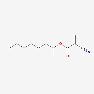 Chemical structure of 2-Octyl Cyanoacrylate