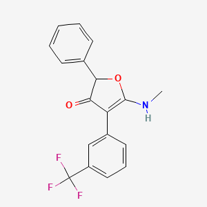 Chemical structure of Flurtamone