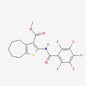 Chemical structure of Thiophene-2