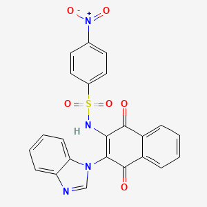 Chemical structure of AUTEN-67