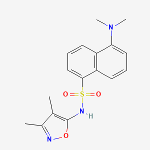 Chemical structure of BMS 182874