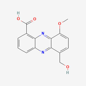 Chemical structure of Griseoluteic acid