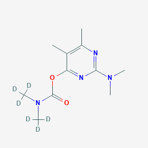 Chemical structure of Pirimicarb-d6