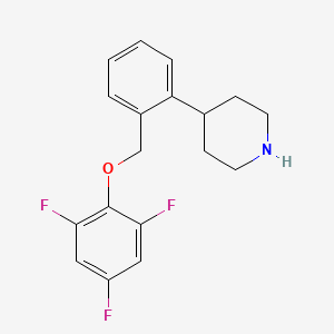Chemical structure of Ampreloxetine