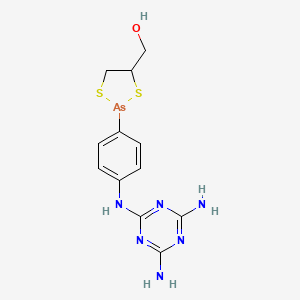 Chemical structure of Melarsoprol