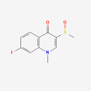 Chemical structure of Flosequinan