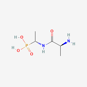 Chemical structure of Alafosfalin