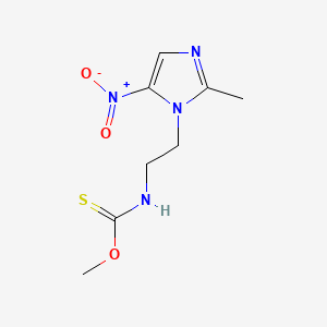 Chemical structure of Carnidazole