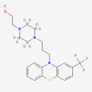 Chemical structure of Fluphenazine-d8