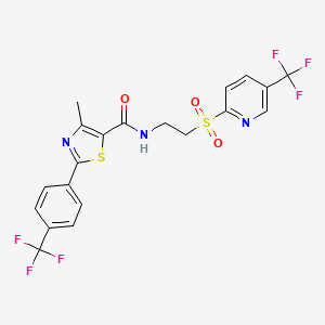Chemical structure of CC618