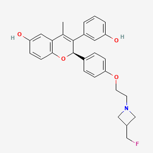 Chemical structure of (R)-GDC-0927