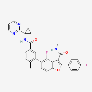 Chemical structure of BMS-929075