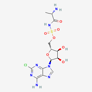 Chemical structure of Ascamycin