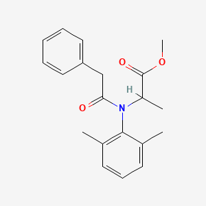 Chemical structure of Benalaxyl-d5