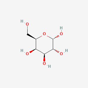 Chemical structure of α-D-Galactose