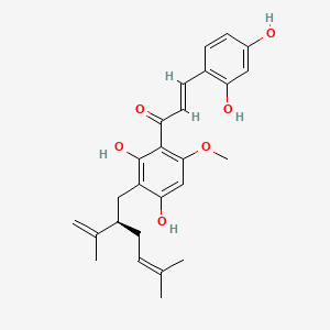 Chemical structure of Kuraridin
