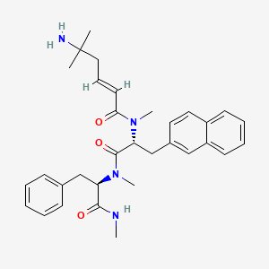 Chemical structure of Tabimorelin