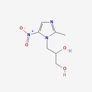 Chemical structure of Ornidazole diol