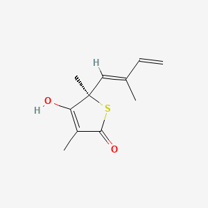 Chemical structure of Thiolactomycin