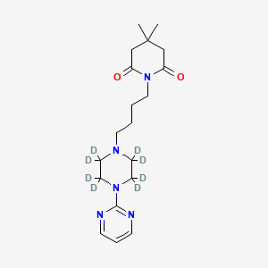 Chemical structure of Gepirone-d8