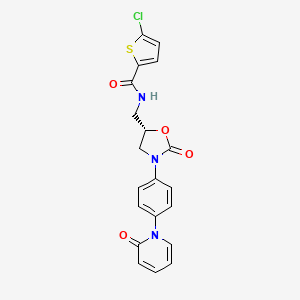 Chemical structure of Zifaxaban