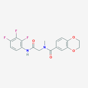 Chemical structure of IMB-808