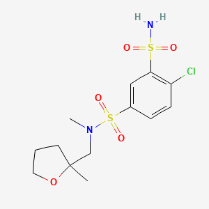 Chemical structure of Mefruside