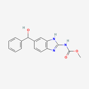 Chemical structure of 5-Hydroxymebendazole