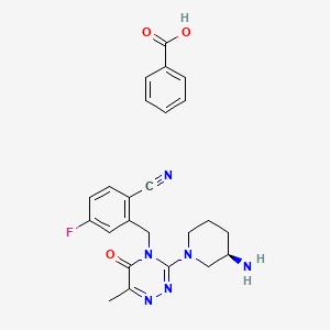 Chemical structure of Fotagliptin benzoate