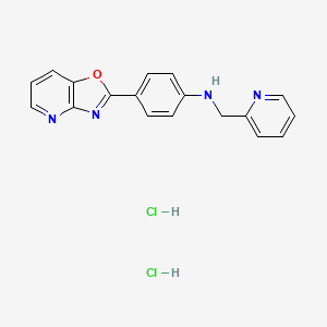 Chemical structure of DC07090 dihydrochloride