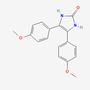 Chemical structure of P18IN003